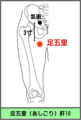 ツボ　あしのごり