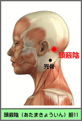 ツボ　あたまきょういん