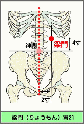 ツボ　りょうもん