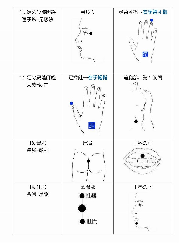 経絡記憶術　手足の記憶法3